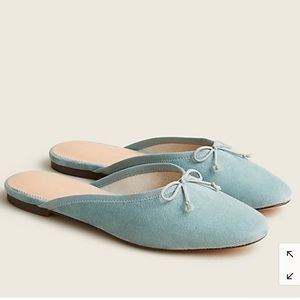JCrew Zoe ballet mules in Slade green